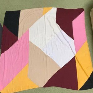 A New Day Large Geometric Colorblock Scarf